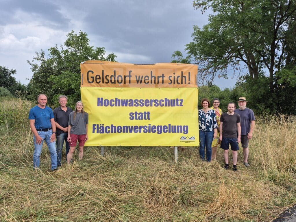 Hochwasserschutz vor Flächenversiegelung
